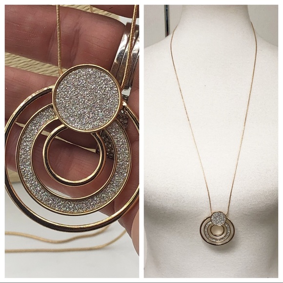 brooknoel Jewelry - NEW CRUSHED SWAROVSKI CRYSTAL LONG NECKLACE